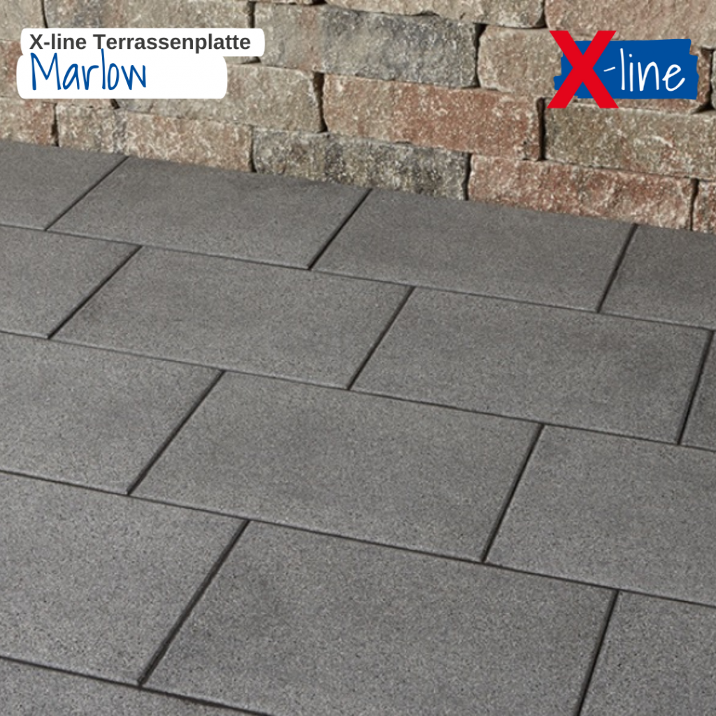 X-Line Terrassenplatte (Beton) „Marlow“