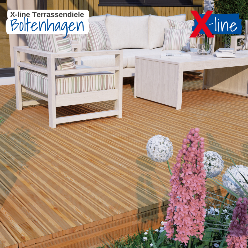 X-Line Terrassendiele (Holz) “Boltenhagen”