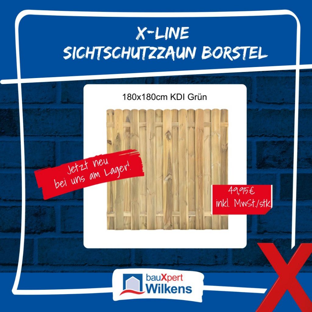 X-Line Sichtschutzzaun “Borstel”