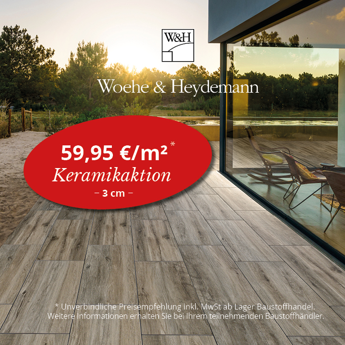 Aktion: CeramicLine – Terrassenplatten